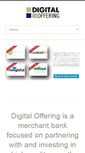Mobile Screenshot of digitaloffering.com
