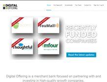 Tablet Screenshot of digitaloffering.com